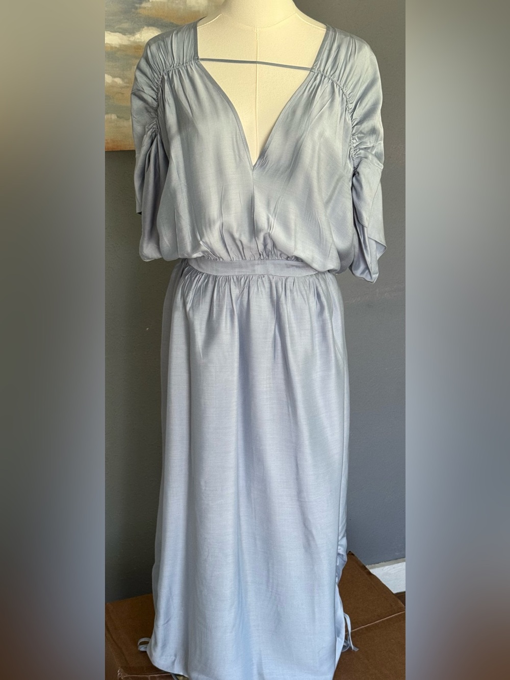 NWT ViX Paula Hermanny Ciara Detail Midi Dress Size 4